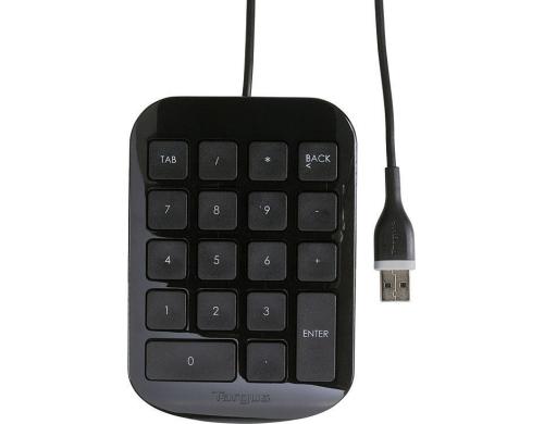 Targus Ziffernblock AKP10EU, USB schwarz-grau