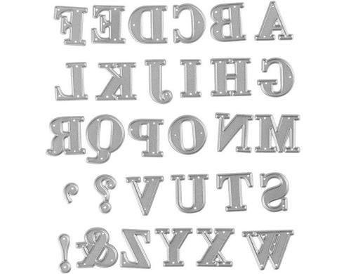 Creativ Company Stanzschablonen Alphabet 2 x 1.5 - 2.5 cm