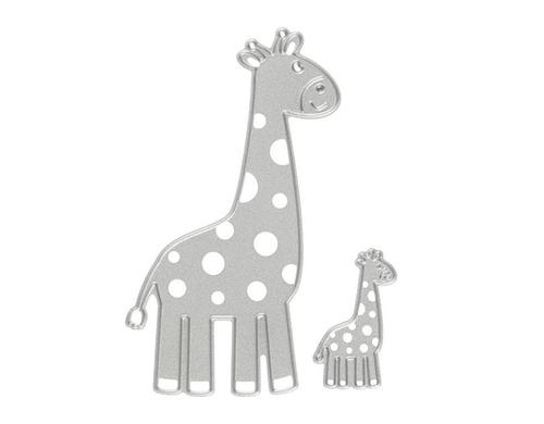 Creativ Company Stanzschablone Giraffe 5.4 x 9.2 + 2.1 x 3.5 cm