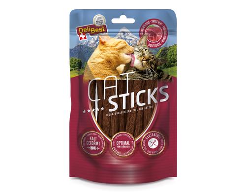 DeliBest Cat Sticks aus Rindfleisch CH 50g