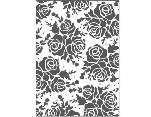 Creativ Company Prgeschablone Rosen 13 x 18.5 cm, 2 mm