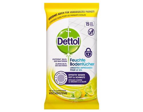 Dettol Bodentcher Zitrone & Limette 15 Stck