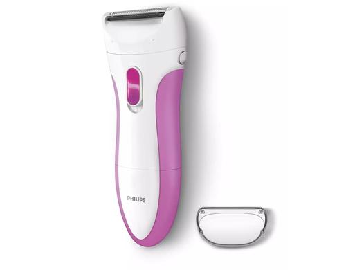 Philips SatinShave Essential Ladyshaver ergonomischer Griff,Akkubetrieb