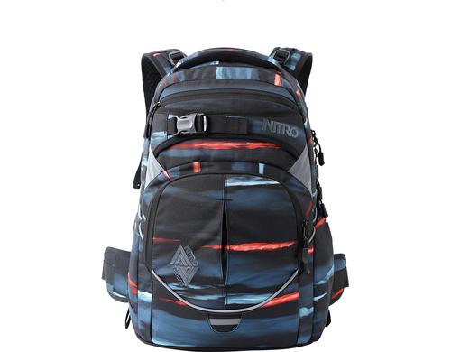 Nitro Schulrucksack Superhero acid down 46 x 30 x 18 cm, 32 Liter