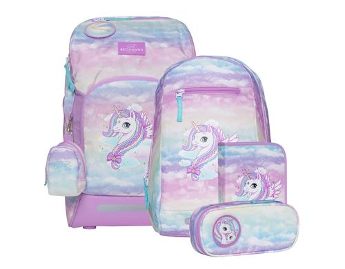 Beckmann Schulrucksack Active Air FLX Set Unicorn, 6-teilig