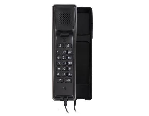 2N IP handset Schwarz Basic Innensprechstelle, IP, PoE, Trffner