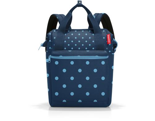 Reisenthel Rucksack allrounder R mixed dots blue, 12 l, 25 x 40 x 17 cm