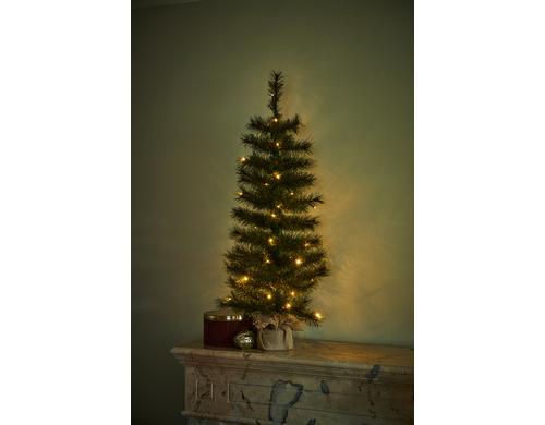 Sirius LED Weihnachtsbaum Alvin, H:90 cm 40 LEDs, exkl.3xAA/IP44, Outdoor