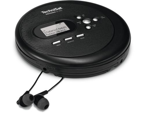 TechniSat DigitRadio CD 2Go Portabler CD-Player, CD, Anti-Shock