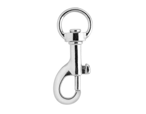 Glorex Anhnger mit Karabiner chrom 48 mm, 2 Stck