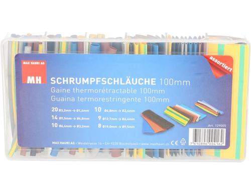 Max Hauri Schrumpfschlauch Box assortiert 3.2,4.8,6.4,9.5,12.7,19mm