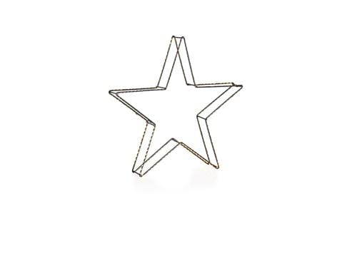 STT LED Dekoration 3D Star Nero 58cm 280LED sww, D58cm, black