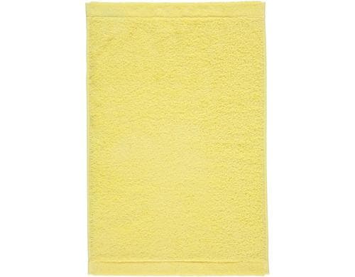 Caw Gstetuch Lifestyle Uni 30x50 100 % Baumwolle, lemon