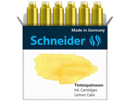 Schneider Tintenpatronen pastell 6 Stk., lemon cake