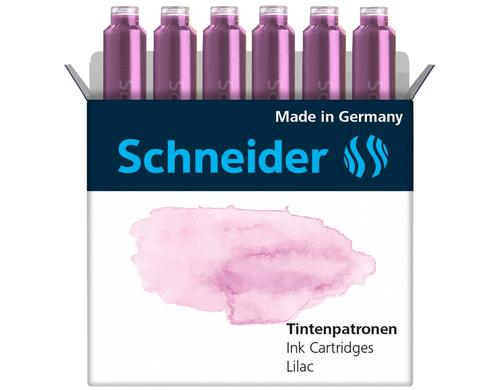 Schneider Tintenpatronen pastell 6 Stk., lilac