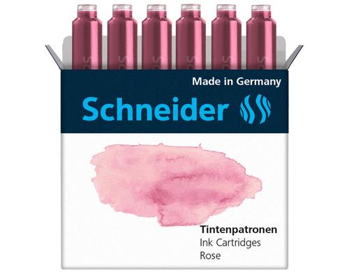 Schneider Tintenpatronen pastell 6 Stk., rose