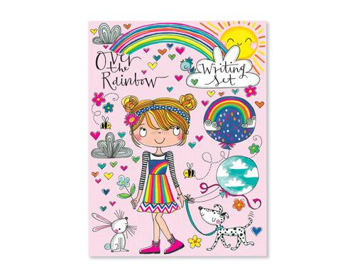 Rachel Ellen Briefpapierset Rainbow 160x220mm, 30 Bltter, 20 Kuvert, 1 Sticker