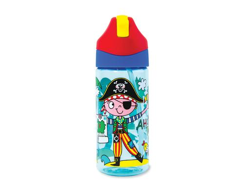 Rachel Ellen Trinkflasche Pirat mit Strohhalm350 ml