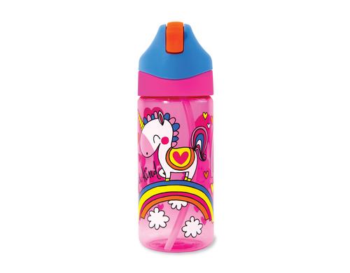 Rachel Ellen Trinkflasche Einhorn mit Strohhalm 350 ml