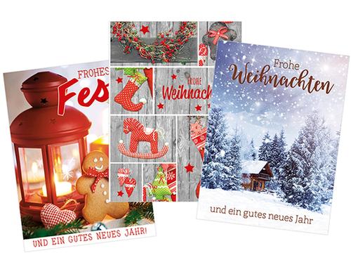 B+C Geschenkanhnger Christmas 3er Set, Grsse 5.5 x 7.5 cm