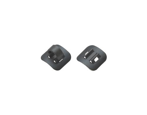 Jagwire STICK-ON GUIDES Hllenfhrung ALU/plastik schwarz C-Clip 4 Stck