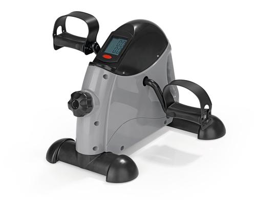 MAXXMEE Mini-Trainer 2in1 grau/schwarz mit Metallschwungrad