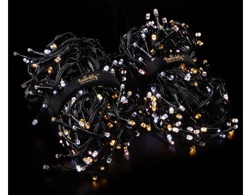 Twinkly Cluster, 400LEDs, AWW, 6 meter long Wifi,Bluetooth, Musicsensor,Swiss Plug