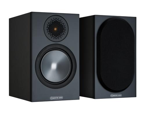 Monitor Audio Bronze 50, Regallautsprecher Paar, Schwarz, 8 Ohm, 80 Watt RMS