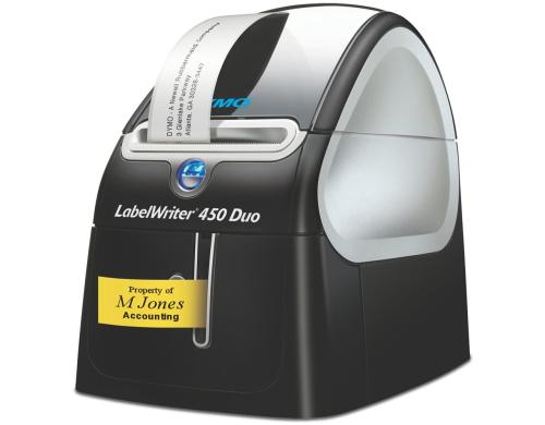 DYMO LabelWriter 450 Duo, Etikettendrucker fr LW-Etiketten und DYMO D1-Bnder