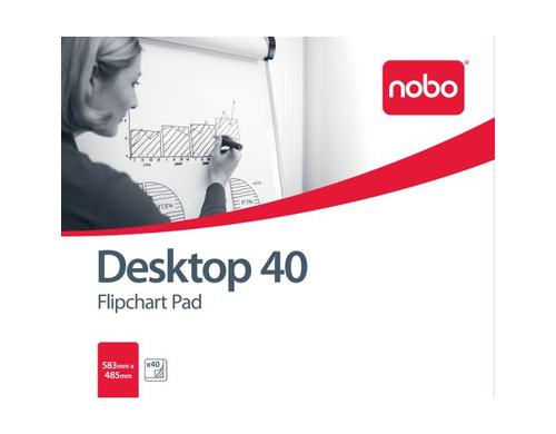 Nobo Flipchartblock, 40 Blatt 58x48cm