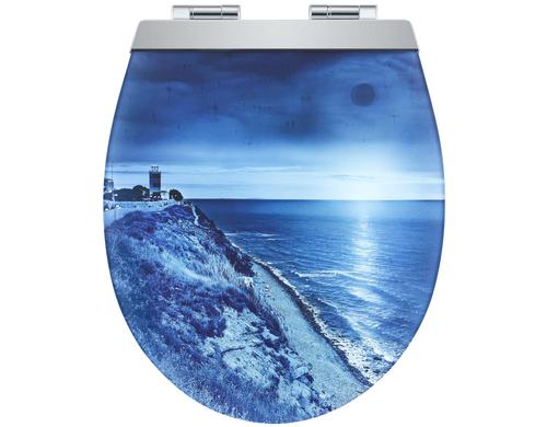 diaqua WC-Sitz Menton LED Night Beach Slow Down, MDF - FSC 100%