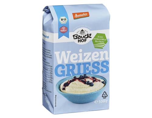 Bauckhof Weizenvollgriess demeter 500g