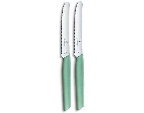 Victorinox Swiss Modern Tafelmesser 2 Stk., mint-grn, PP Copolymere