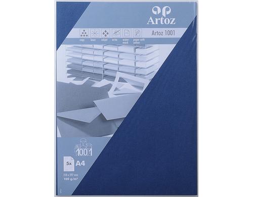 Artoz Schreibpapier 1001 A4 100gm2 Classic blue, 5 Blatt