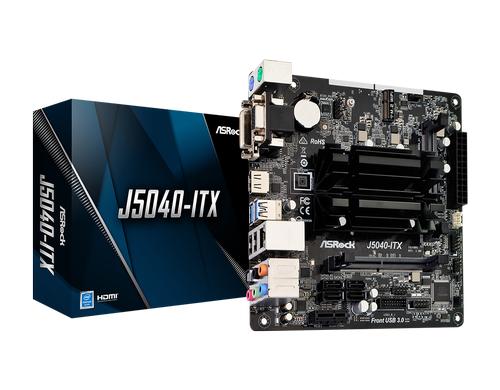 ASRock J5040-ITX, mini-ITX Intel quad core J5040, 2x DDR4, PCI-E 2.0