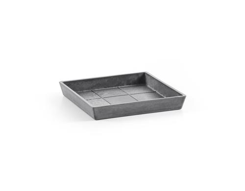 Ecopots Saucer Square SROT.40cm Grau