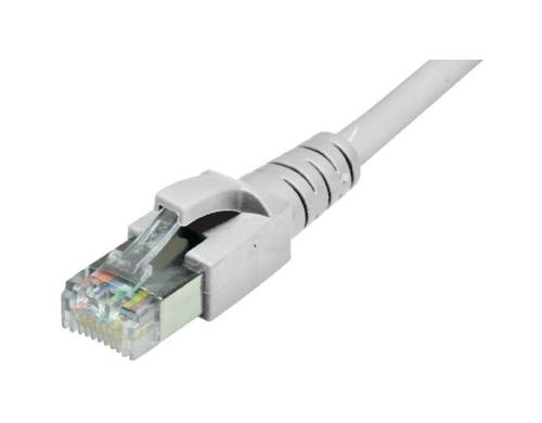 Dtwyler Patchkabel: S/FTP, 10m, grau Cat.6A, AWG26, 10Gbps, 500MHz