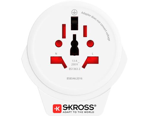 SKROSS Reiseadapter World to USA mit USB Ladegert