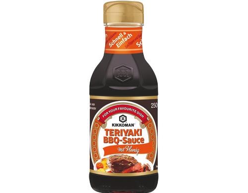 Kikkoman Teriyaki BBQ Sauce mit Honig 250 ml