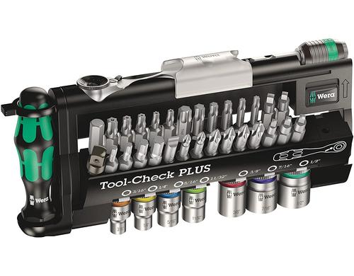 Wera Tool-Check PLUS Imperial Bits-Sortiment mit Ratsche + Nssen