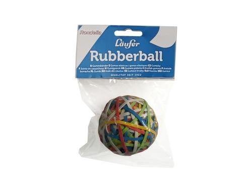 Lufer Gummiringe Rondellaball ca. 60 mm, 200 Bnder bunt sortiert