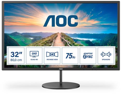 AOC 32 Q32V4, 2560x1440, IPS Displayport, 1x HDMI, 4ms