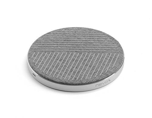 Nevox Wireless Fast Charger Flat 15W Silver QI Ladeplatte mit 15W