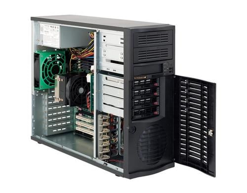 Supermicrro CSE-733TQ-668B Tower 4 SAS/SATA Hotswap Bays, 668W NT