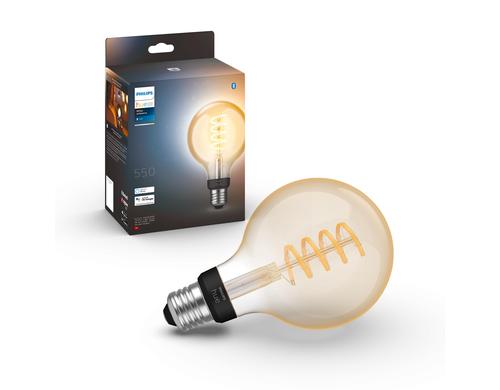 Philips Hue White Ambiance E27 Einzelpack Globe G93 Filament 300lm