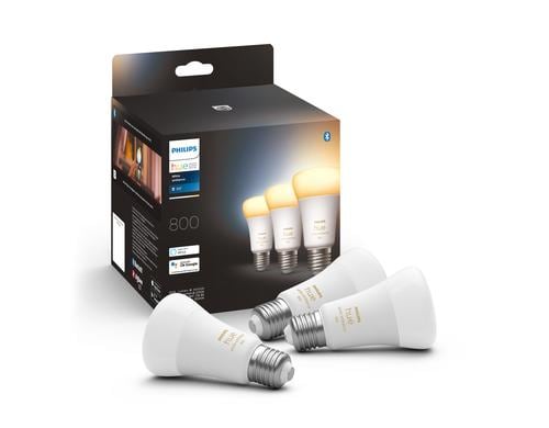 Philips Hue White Ambiance E27 Dreierpack 3x570lm 60W