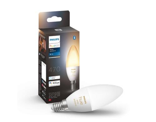 Philips Hue White Amb. Einzelpack E14 470lm