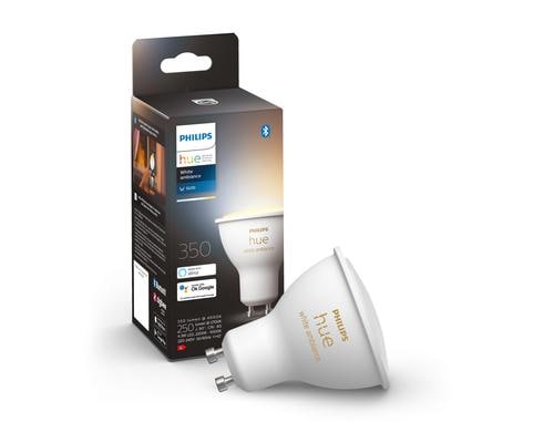 Philips Hue White Ambiance GU10 Einzelpack 230lm