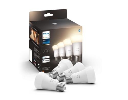 Philips Hue White E27 Viererpack 4x800lm 60W