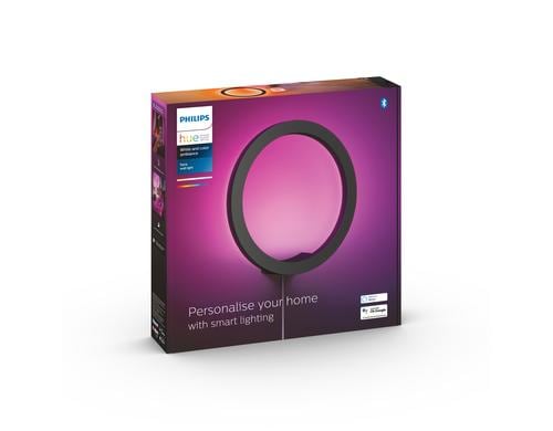 Philips Hue White & Col. Amb. Sana Wandleuchte schwarz 1500lm